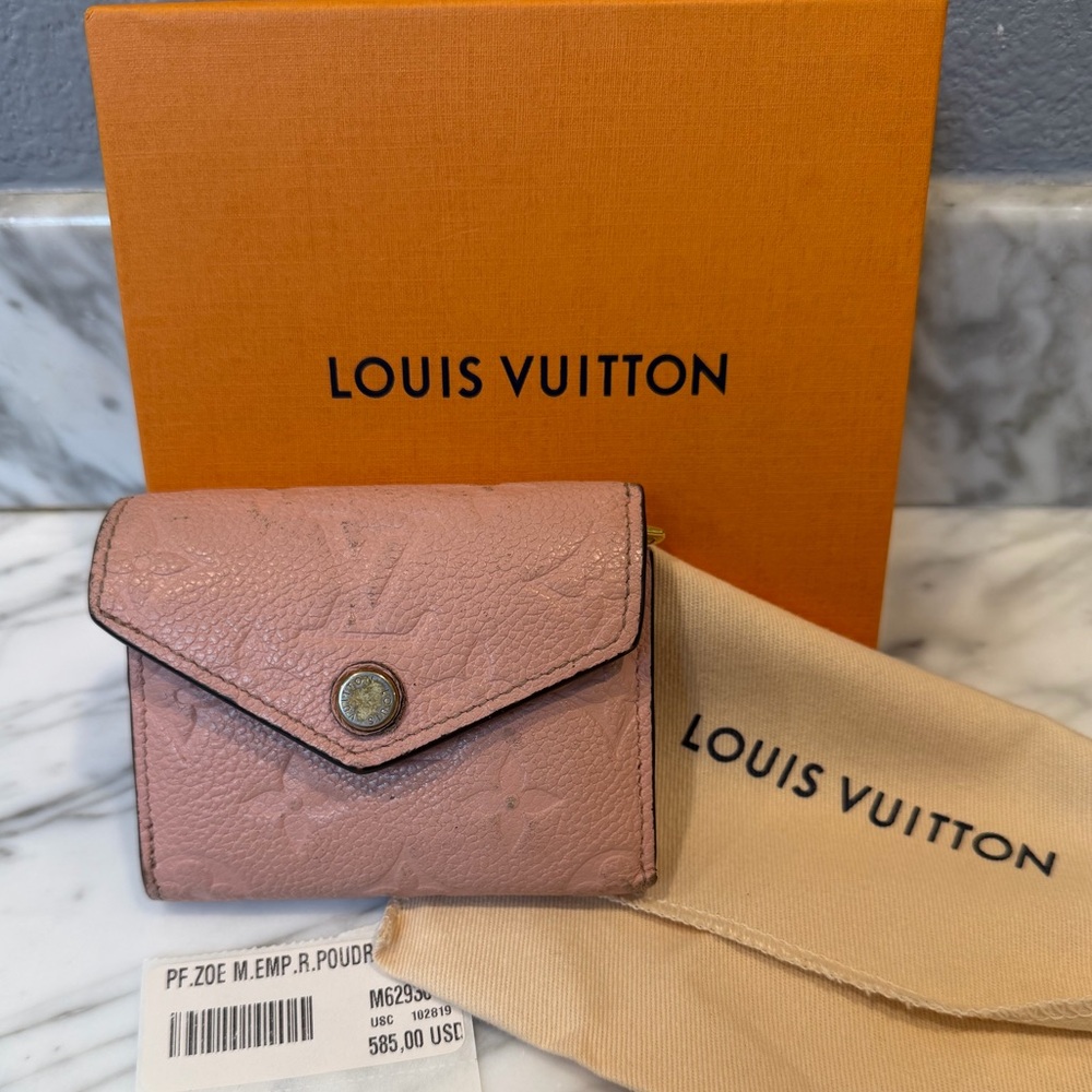 Louis Vuitton Blush Pink Empreinte Poudre Wallet